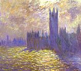 Claude Monet Famous Paintings - Houses of Parliament London